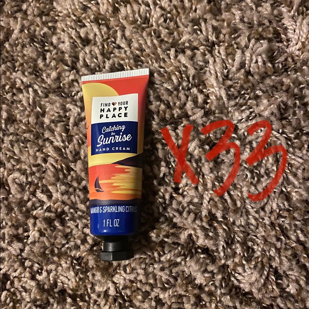 Find your happy place catching the sunrise mini lotion